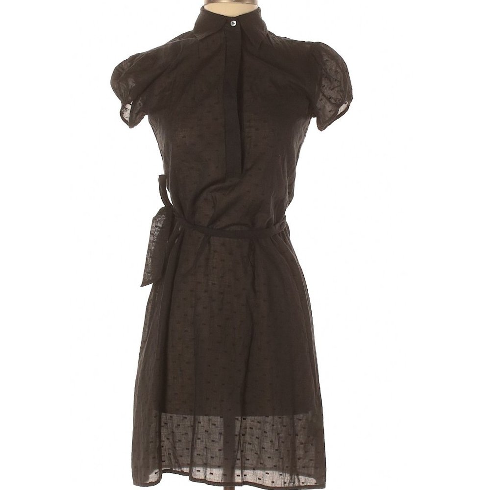 NWT Theory Mesh Sheer Polka dot Casual Dress